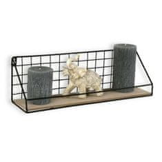 Versa Kovinske police MDF Les (10,5 x 14 x 34 cm)
