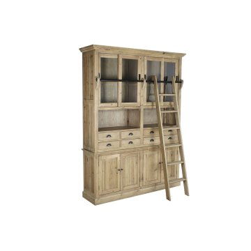 DKD Home Decor Police DKD Home Decor Natural Crystal Iron Pinewood Recycled Wood 180 x 47 x 238 cm
