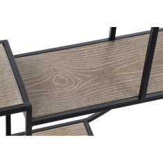 DKD Home Decor Police DKD Home Decor 80 x 17 x 80 cm Naravna črna kovina MDF les