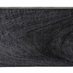 BigBuy Police 40 x 18 x 28 cm Črni les Usnje
