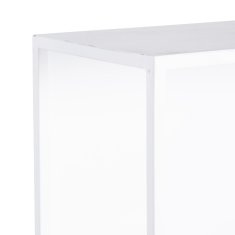 BigBuy Police SQUARE 100 x 22 x 175 cm Kovina Bela