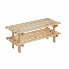 BigBuy Stojalo za čevlje Astigarraga Evolution Natural Pinewood Stackble 30 x 25,9 x 75 cm