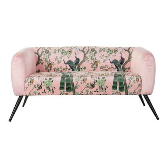 DKD Home Decor Kavč DKD Home Decor Poliester Kovinski pav (140 x 71 x 71 cm)