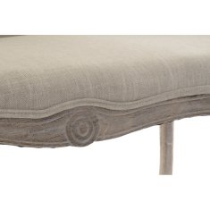 DKD Home Decor Kavč DKD Home Decor Siva Poliester Gumijasti les (107 x 61 x 71 cm)