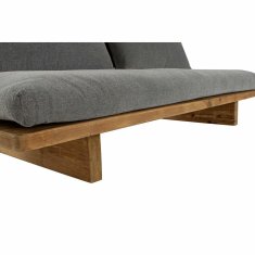 DKD Home Decor Kavč DKD Home Decor Rjava siva bombažna borovničevina (195 x 90 x 78 cm)