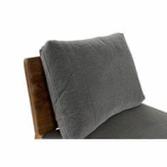 DKD Home Decor Kavč DKD Home Decor Rjava Siva Poliester Bombaž Les Borovnica (95 x 88 x 75 cm)