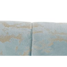 DKD Home Decor Kavč DKD Home Decor Zelena poliester breza Golden Glam (124 x 73 x 80 cm)
