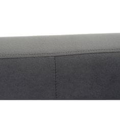 DKD Home Decor Kavč DKD Home Decor Grey Polyester Metal Golden Glam (128 x 70 x 76 cm)