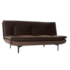 DKD Home Decor Sedežna garnitura DKD Home Decor Brown Multicolor Poliester Metal Vintage 180 x 88 x 83 cm