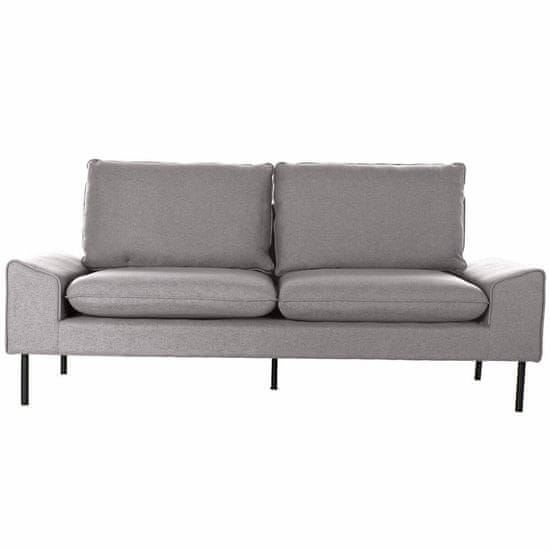 DKD Home Decor Kavč DKD Home Decor Grey Polyester Metal (200 x 84 x 84 cm)