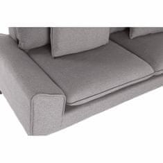 DKD Home Decor Kavč DKD Home Decor Grey Polyester Metal (200 x 84 x 84 cm)