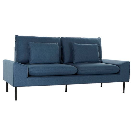 DKD Home Decor Kavč DKD Home Decor Poliester Kovina Mornarsko modra (197 x 82 x 90 cm)