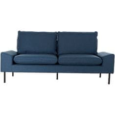 DKD Home Decor Kavč DKD Home Decor Poliester Kovina Mornarsko modra (197 x 82 x 90 cm)