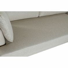 DKD Home Decor Sedežna garnitura DKD Home Decor bež poliester kovina (240 x 160 x 85 cm)