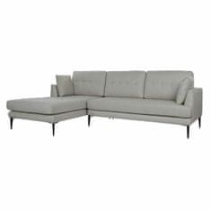 DKD Home Decor Sedežna garnitura DKD Home Decor Siva Poliester Kovina (240 x 160 x 85 cm)