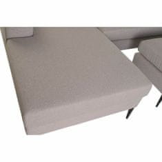 DKD Home Decor Sedežna garnitura DKD Home Decor Poliester Kovina Temno siva (240 x 160 x 85 cm)