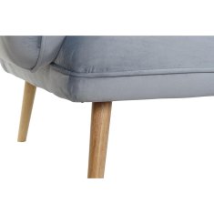 DKD Home Decor Kavč DKD Home Decor 200 x 85 x 80 cm Kovinski žamet Nebo modra Plastika Moderno