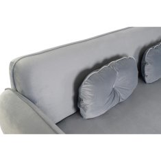 DKD Home Decor Kavč DKD Home Decor 200 x 85 x 80 cm Kovinski žamet Nebo modra Plastika Moderno