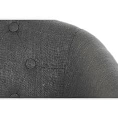 DKD Home Decor Kavč DKD Home Decor Poliester Gumijasti les Temno siva (107 x 61 x 71 cm)