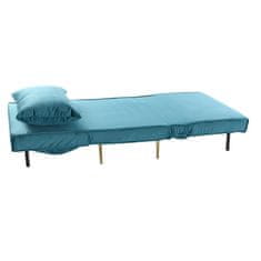 DKD Home Decor Sedežna garnitura DKD Home Decor Metal Turquoise Poliester (90 x 90 x 84 cm)