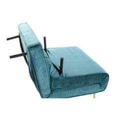 DKD Home Decor Sedežna garnitura DKD Home Decor Metal Turquoise Poliester (90 x 90 x 84 cm)