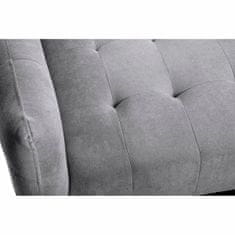 DKD Home Decor Sedežna garnitura DKD Home Decor Siva Poliester Les Plastika Sodobna Scandi 190 x 75 x 75 cm