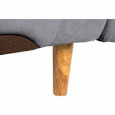 DKD Home Decor Sedežna garnitura DKD Home Decor Siva Poliester Les Plastika Sodobna Scandi 190 x 75 x 75 cm