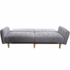 DKD Home Decor Sedežna garnitura DKD Home Decor Siva Poliester Les Plastika Sodobna Scandi 190 x 75 x 75 cm