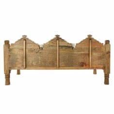 DKD Home Decor Zofa DKD Home Decor Bež poliester bela Mango les (190 x 77 x 90 cm)