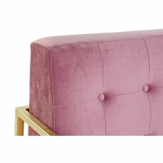 DKD Home Decor Kavč DKD Home Decor 128 x 70 x 76 cm Roza zlata kovina
