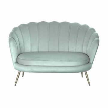 DKD Home Decor Kavč DKD Home Decor Modra kovina Poliester (130 x 77 x 83 cm)