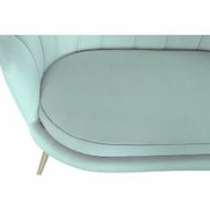 DKD Home Decor Kavč DKD Home Decor Modra kovina Poliester (130 x 77 x 83 cm)