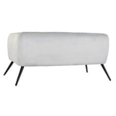 DKD Home Decor Kavč DKD Home Decor Črna bež kovina poliester Shabby Chic (140 x 71 x 71 cm)