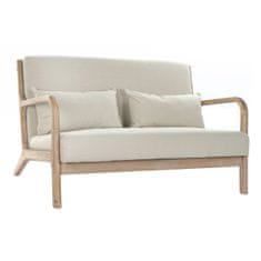 DKD Home Decor Kavč DKD Home Decor Bež Gumijasti les 122 x 85 x 74 cm