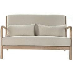DKD Home Decor Kavč DKD Home Decor Bež Gumijasti les 122 x 85 x 74 cm