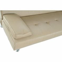DKD Home Decor Sedežna garnitura DKD Home Decor Bež Kovina Poliester Gumijasti les (185 x 80 x 88 cm)