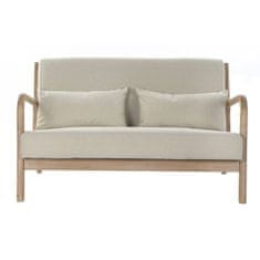 DKD Home Decor Kavč DKD Home Decor Bež Gumijasti les 122 x 85 x 74 cm