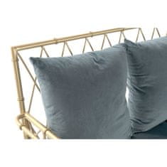 DKD Home Decor Kavč DKD Home Decor Modra zlata kovinska moderna 135 x 70 x 79 cm