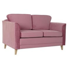 DKD Home Decor Kavč DKD Home Decor 136 x 76 x 82 cm Roza Naravni les Šestdeseta leta