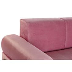 DKD Home Decor Kavč DKD Home Decor Črna roza kovina poliester moderno (154 x 76 x 76 cm)