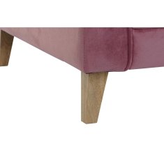 DKD Home Decor Kavč DKD Home Decor 136 x 76 x 82 cm Roza Naravni les Šestdeseta leta