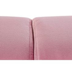DKD Home Decor Kavč DKD Home Decor Črna roza kovina poliester moderno (154 x 76 x 76 cm)