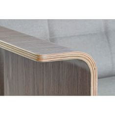 DKD Home Decor Sofa DKD Home Decor 203 x 87 x 81 cm Črna bež kovina rjava