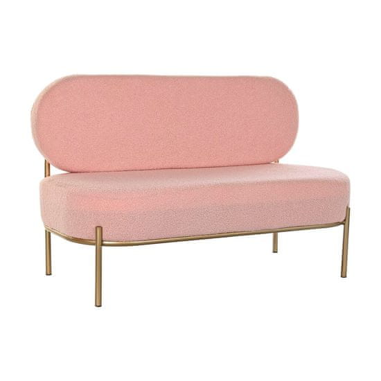 DKD Home Decor Kavč DKD Home Decor Pink Metal 120 x 61 x 79 cm