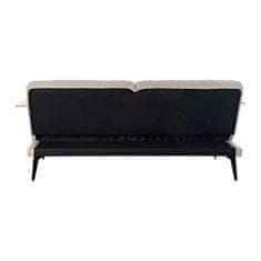 DKD Home Decor Sofa DKD Home Decor 203 x 87 x 81 cm Črna bež kovina rjava