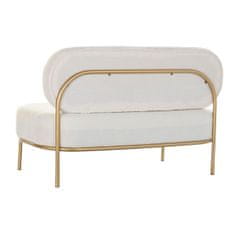 DKD Home Decor Sedežna garnitura DKD Home Decor Beige Golden Metal Modern 116 x 61 x 79 cm
