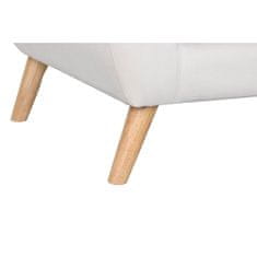 DKD Home Decor Kavč DKD Home Decor Naravni poliester Gumijasti les Krem (172 x 82 x 82 cm)
