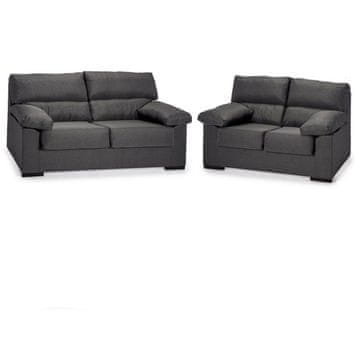 Gift Decor Garnitura Berlin Sofa Pine Dark grey (2 kosa)