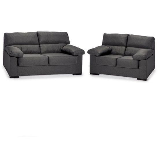 Gift Decor Garnitura Berlin Sofa Pine Dark grey (2 kosa)