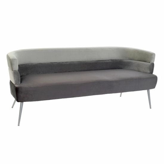DKD Home Decor Zofa DKD Home Decor Roza Zlata Kovina Žamet Plastika Svetlo roza Moderna 182 x 63 x 70 cm